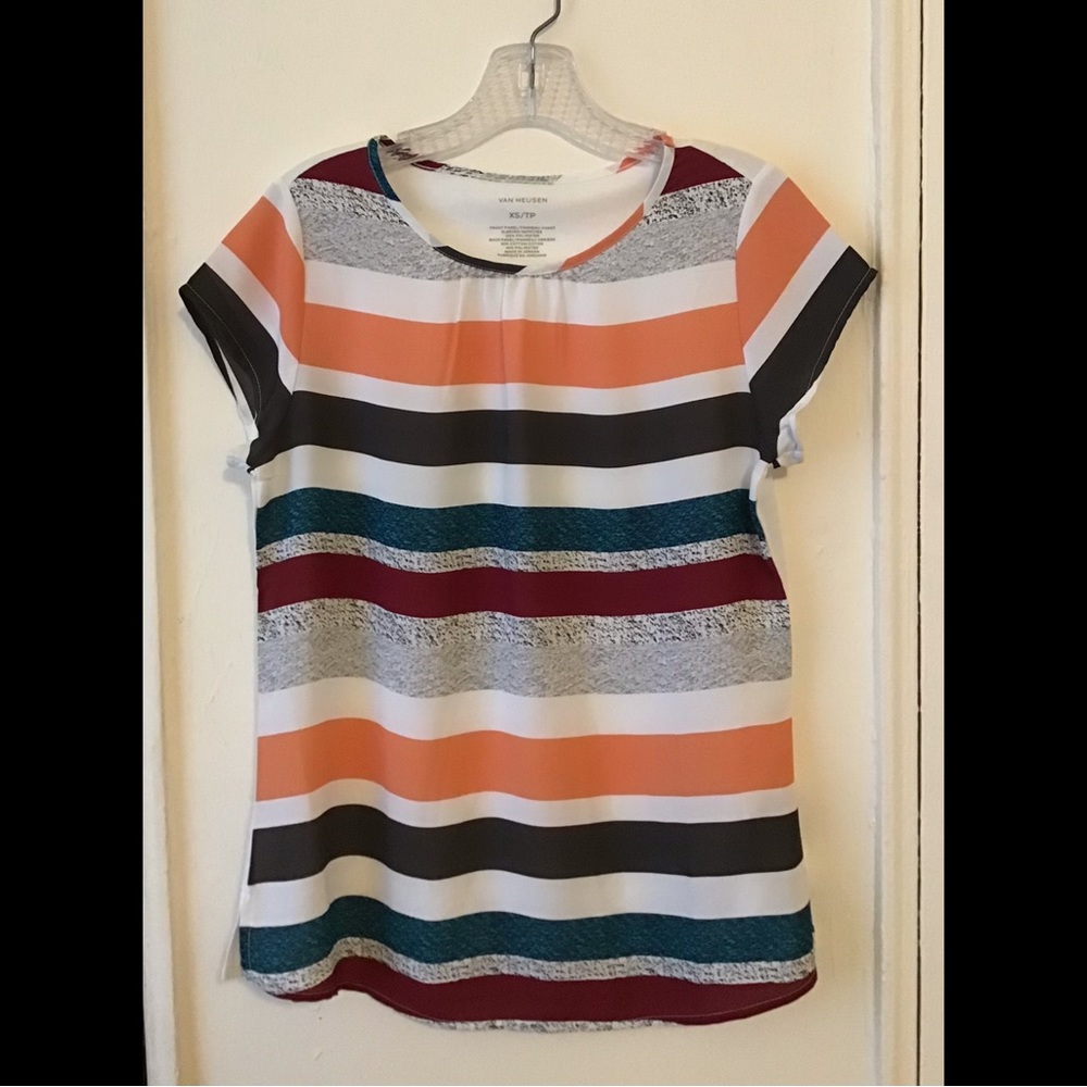 Van Heusen Stripe Tee Bouse